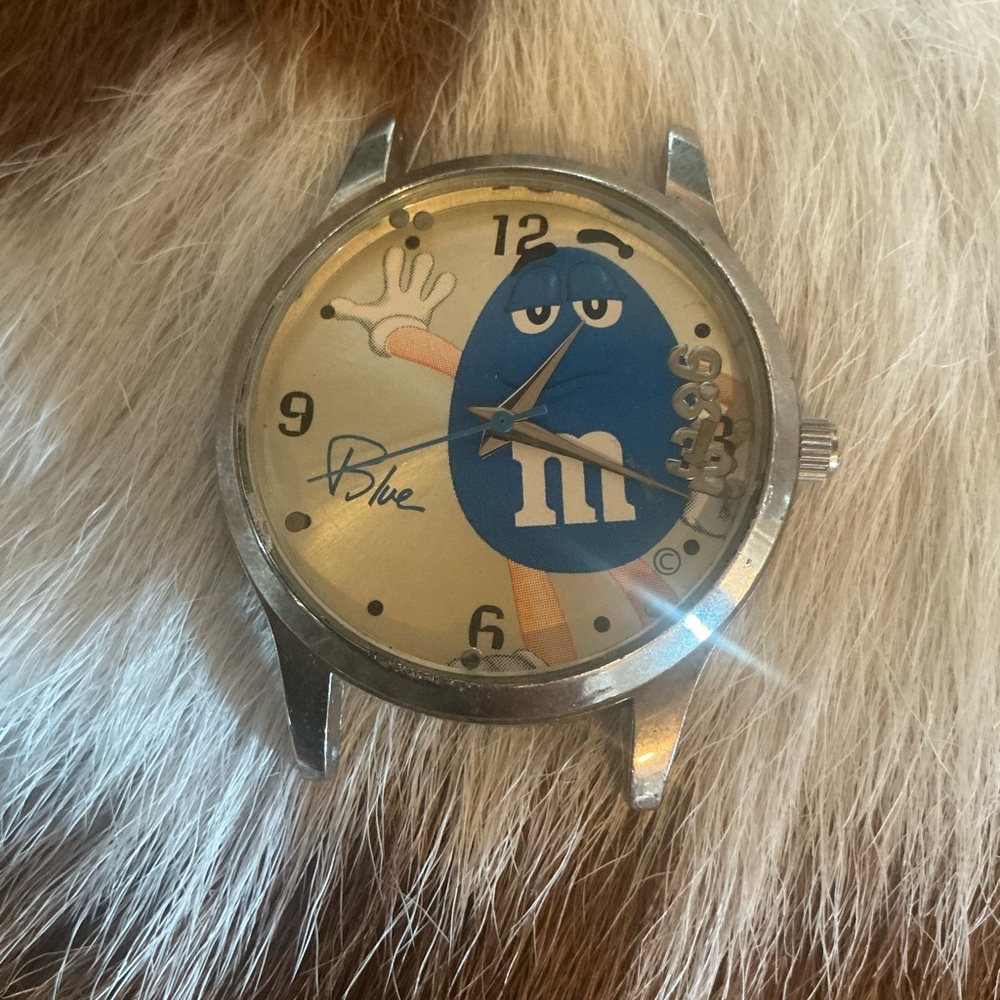 Blue M&M Watch Official Mars Candy New Battery